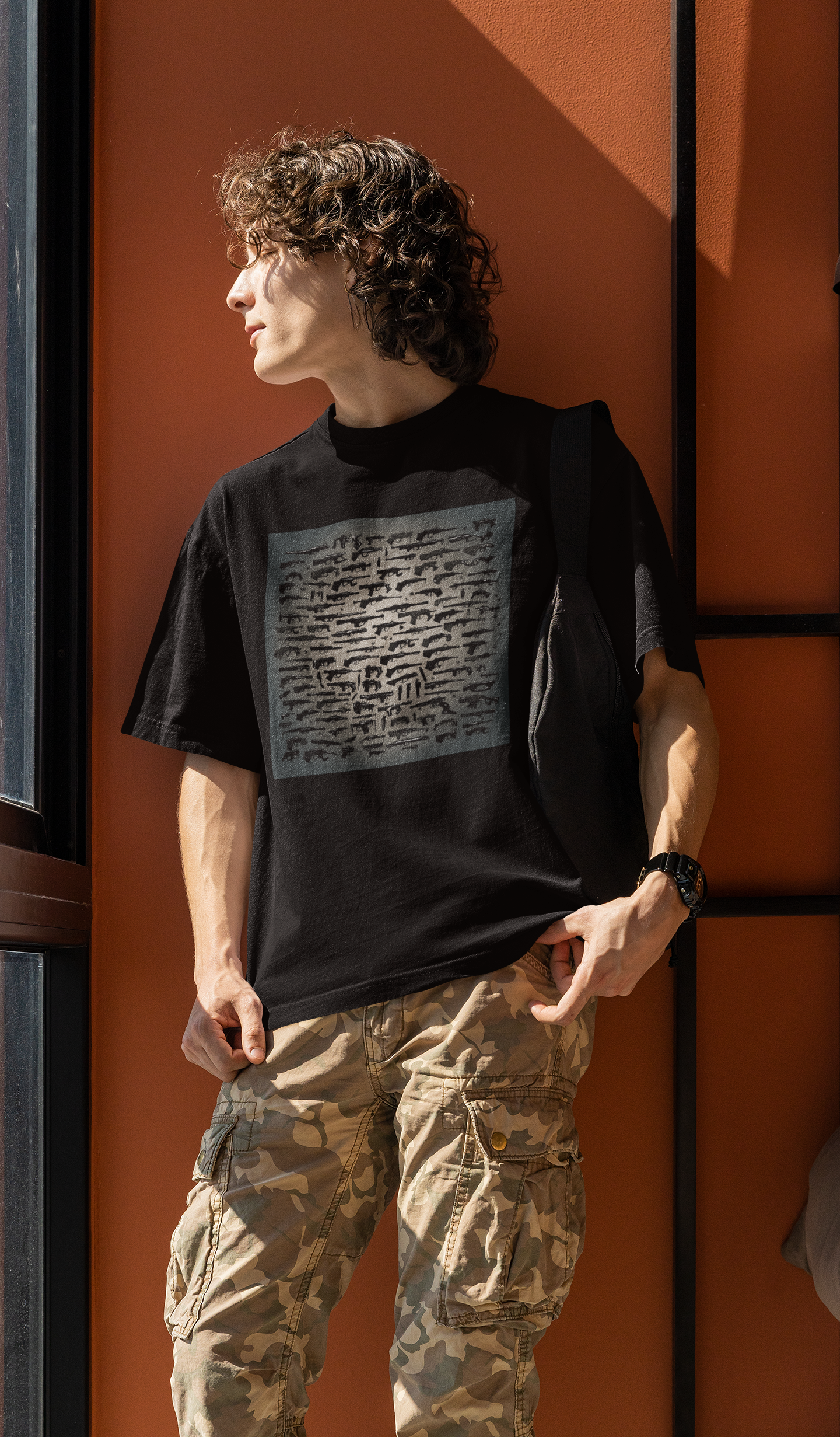 Oversized Black T-shirt - ELDA