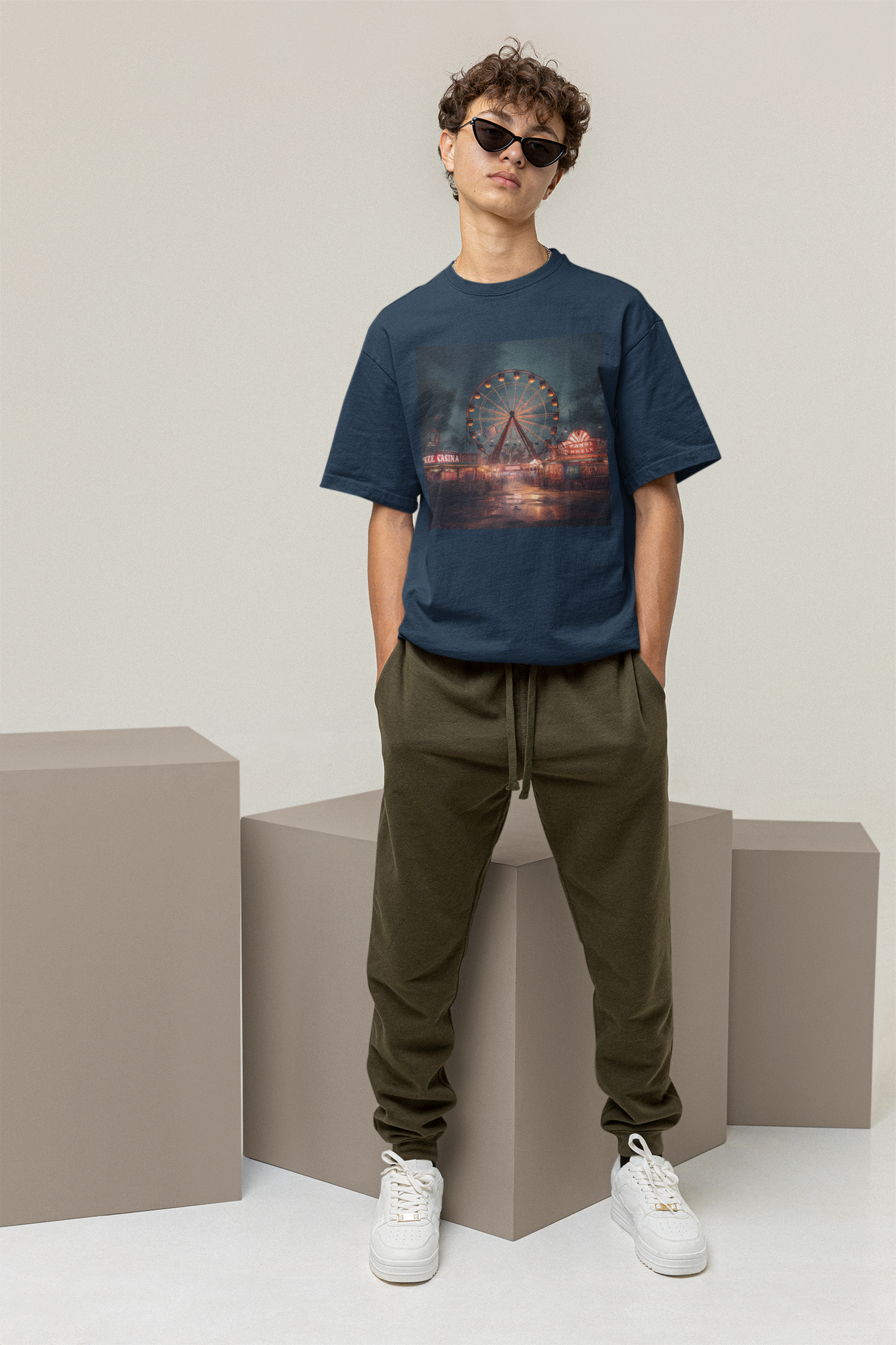 Unisex Oversized Tshirt | Navy |