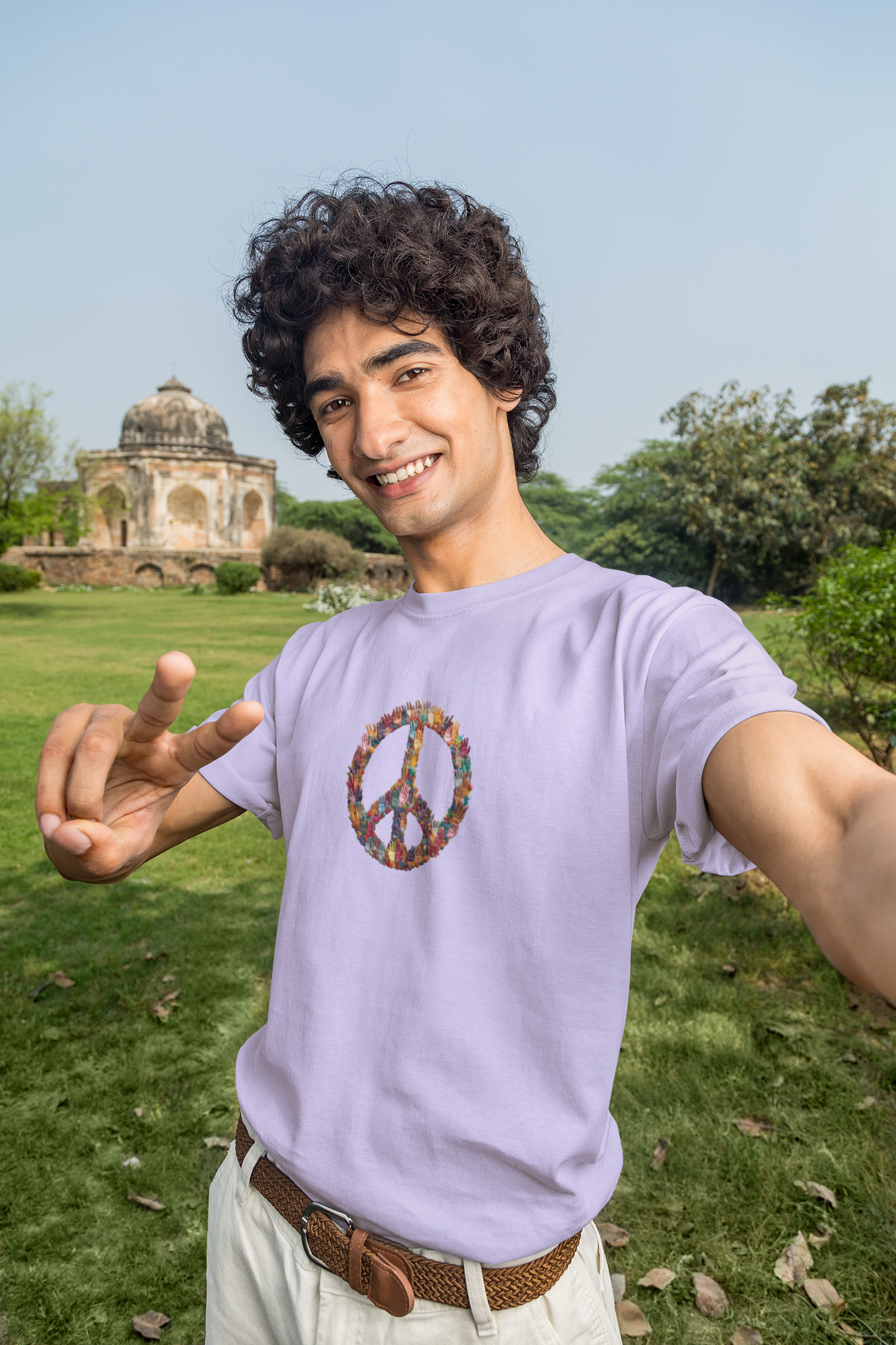 Unisex T-shirt | Peace | Lavender