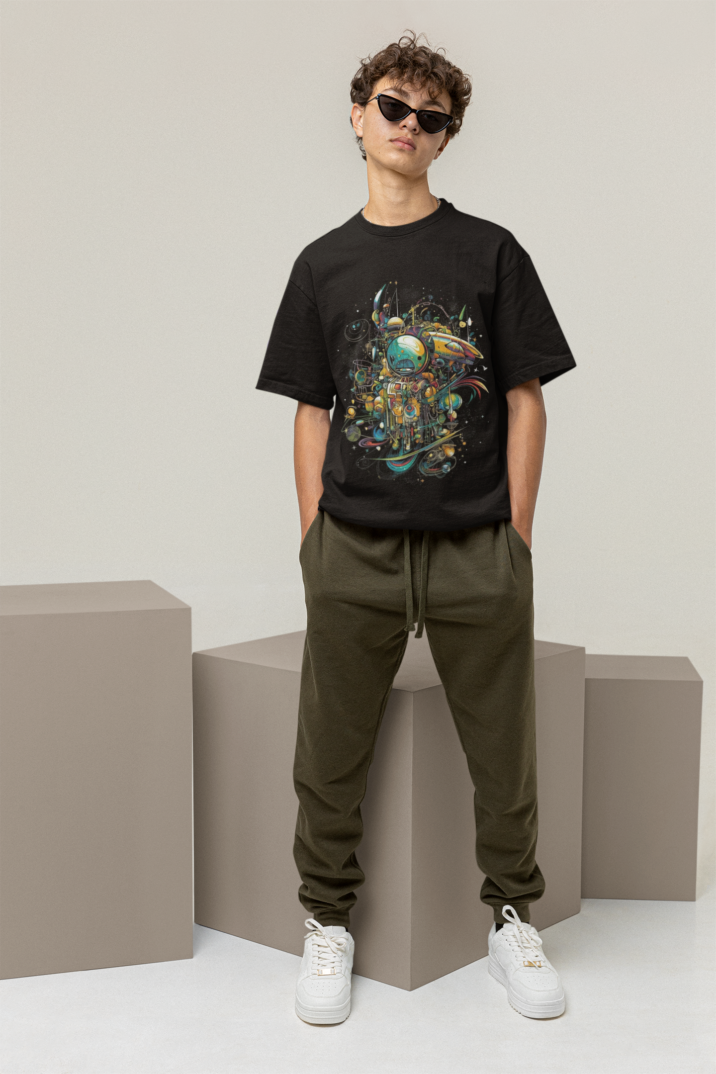 Men’s Oversized Tshirt | Black |