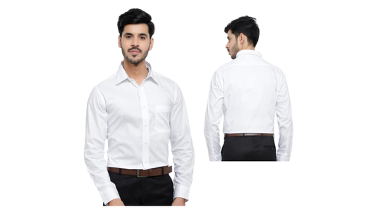 White Formal Shirt Mes's USISH2036