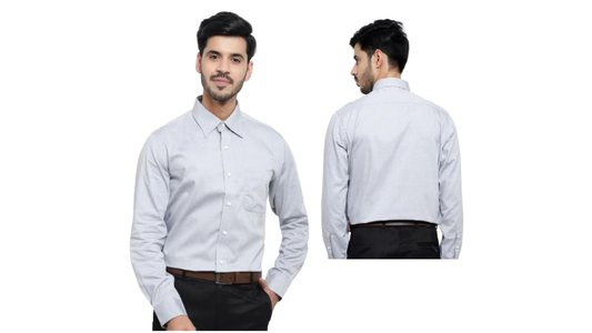 Grey Formal Shirt Men's USISH0009