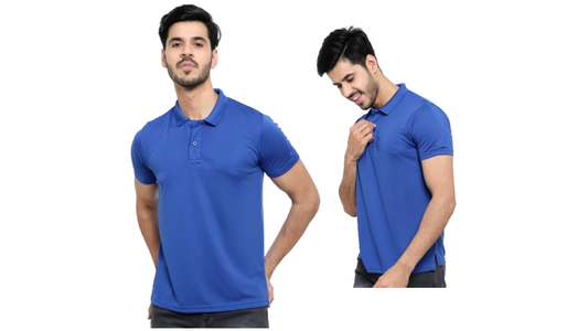 Dri-Fit Polo T-Shirt - Royal Blue - FMITS7004
