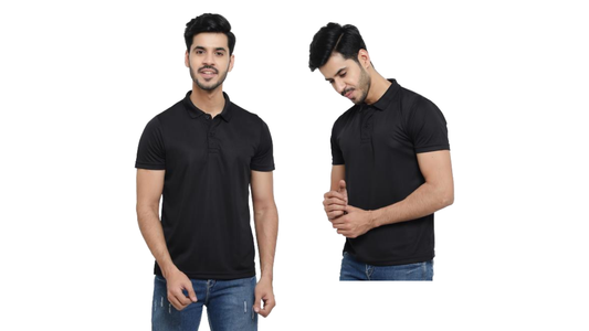 Dri-Fit Polo T-Shirt - Black - FMITS7003