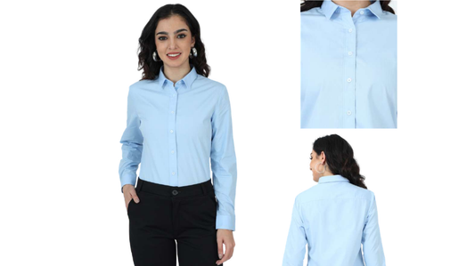 Sky Blue Shirt Women's